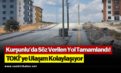 Kurşunlu’da Söz Verilen Yol Tamamlandı! TOKİ’ye Ulaşım Kolaylaşıyor