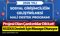 Projesi Olan Çankırılılar Dikkat! KUZKA Destek İçin Masaya Oturuyor