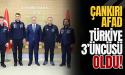 Çankırı AFAD Türkiye 3’üncüsü Oldu!