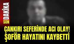 Çankırı Seferinde Acı Olay! Şoför Hayatını Kaybetti