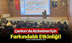 Çankırı’da Alzheimer İçin Farkındalık Etkinliği!