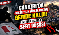 Çankırı’da Geçen Yılın Yüksek Rakamı Geride Kaldı! İntihar Hızında Sert Düşüş!