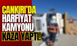 Çankırı’da Hafriyat Kamyonu Kaza Yaptı!