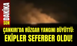 Çankırı’da Rüzgar Yangını Büyüttü: Ekipler Seferber Oldu!
