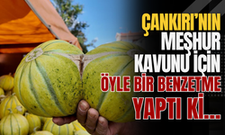 Çankırı’nın Meşhur Kavunu İçin Öyle Bir Benzetme Yaptı Ki…