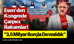 Esen’den Kongrede Çarpıcı Rakamlar! “3,5 Milyar Borçla Devraldık”