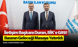 İletişim Başkanı Duran, BİK’e Gitti! Basının Geleceği Masaya Yatırıldı