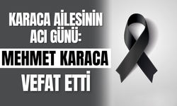 Karaca Ailesinin Acı Günü: Mehmet Karaca Vefat Etti