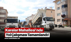 Karalar Mahallesi’nde Yol Çalışması Tamamlandı!