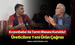 Koyunbaba’da Tarım Masası Kuruldu! Üreticilere Yeni Ürün Çağrısı