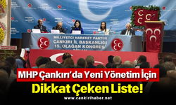MHP Çankırı’da yeni yönetim için dikkat çeken liste!