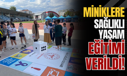Miniklere sağlıklı yaşam eğitimi verildi!