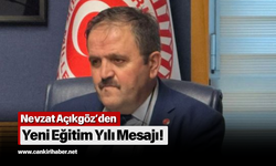 Nevzat Açıkgöz’den Yeni Eğitim Yılı Mesajı!