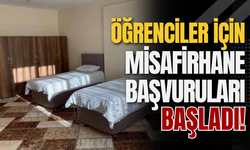 Öğrenciler İçin Misafirhane Başvuruları Başladı!
