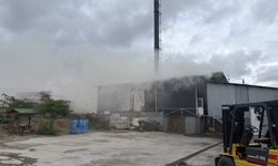 Süt Fabrikasının Talaş Silosu Alevlere Teslim Oldu!