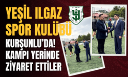 Yeşil Ilgaz Spor Kulübü Kurşunlu'da! Kampı Yerinde Ziyaret Ettiler