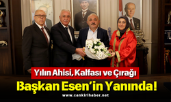 Yılın Ahisi, Kalfası ve Çırağı Başkan Esen’in Yanında!