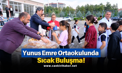 Yunus Emre Ortaokulunda sıcak buluşma!