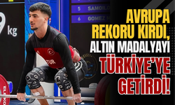 Avrupa Rekoru Kırdı, Altın Madalyayı Türkiye’ye Getirdi!
