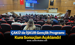 ÇAKÜ’de İŞKUR Gençlik Programı Kura Sonuçları Açıklandı!