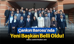 Çankırı Barosu’nda Yeni Başkan Belli Oldu!