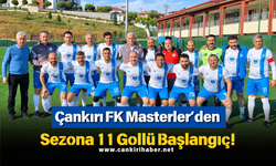 Çankırı FK Masterler’den Sezona 11 Gollü Başlangıç!