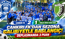 Çankırı FK’dan Sezona Galibiyetle Başlangıç! Deplasmanda 3 Puan