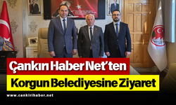 Çankırı Haber Net’ten Korgun Belediyesine Ziyaret