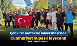 Çankırı Karatekin Üniversitesi’nde Cumhuriyet Kupası Heyecanı!