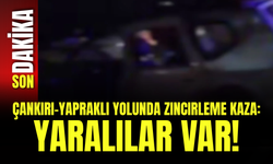 Çankırı-Yapraklı Yolunda Zincirleme Kaza: Yaralılar Var!