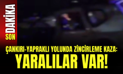 Çankırı-Yapraklı Yolunda Zincirleme Kaza: Yaralılar Var!