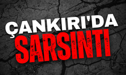 Çankırı’da 1,4 Büyüklüğünde Sarsıntı!