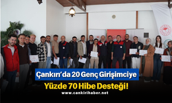 Çankırı’da 20 Genç Girişimciye Yüzde 70 Hibe Desteği!