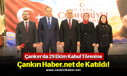 Çankırı'da 29 Ekim Kabul Törenine Çankırı Haber.net de Katıldı!
