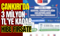 Çankırı’da 3 Milyon TL’ye Kadar Hibe Fırsatı!