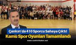 Çankırı’da 410 Sporcu Sahaya Çıktı! Kamu Spor Oyunları Tamamlandı