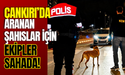 Çankırı’da Aranan Şahıslar İçin Ekipler Sahada!