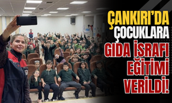 Çankırı’da Çocuklara Gıda İsrafı Eğitimi Verildi!