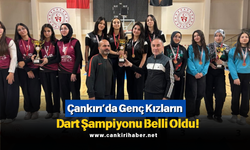 Çankırı’da Genç Kızların Dart Şampiyonu Belli Oldu!