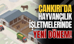 Çankırı’da Hayvancılık İşletmelerinde Yeni Dönem!