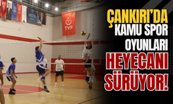 Çankırı’da Kamu Spor Oyunları Heyecanı Sürüyor!
