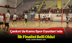Çankırı’da Kamu Spor Oyunları’nda İlk Finalist Belli Oldu!