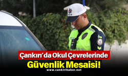 Çankırı’da Okul Çevrelerinde Güvenlik Mesaisi!