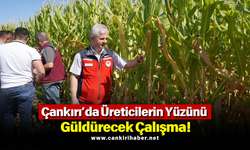 Çankırı’da Üreticilerin Yüzünü Güldürecek Çalışma!