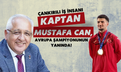 Çankırılı İş İnsanı Kaptan Mustafa Can, Avrupa Şampiyonunun Yanında