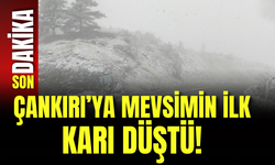 Çankırı’ya Mevsimin İlk Karı Düştü!