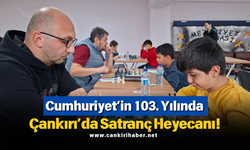 Cumhuriyet’in 103. Yılında Çankırı’da Satranç Heyecanı!