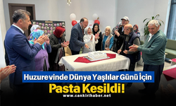 Huzurevinde Dünya Yaşlılar Günü İçin Pasta Kesildi!