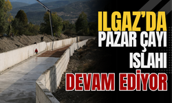 Ilgaz’da Pazar Çayı Islahı Devam Ediyor