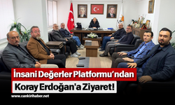 İnsani Değerler Platformu’ndan Koray Erdoğan'a Ziyaret!